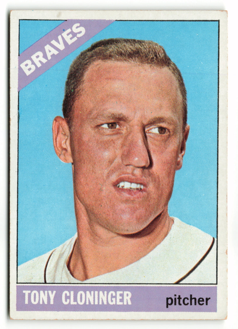 1966 Topps #010 Tony Cloninger