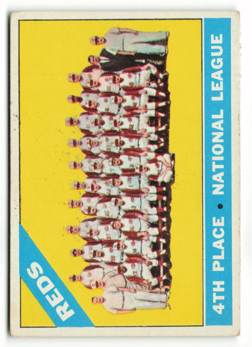 1966 Topps #059 Cincinnati Reds Team Card