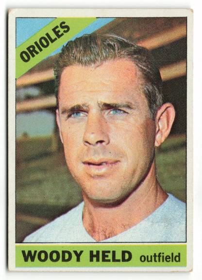 1966 Topps #136 Woodie Held