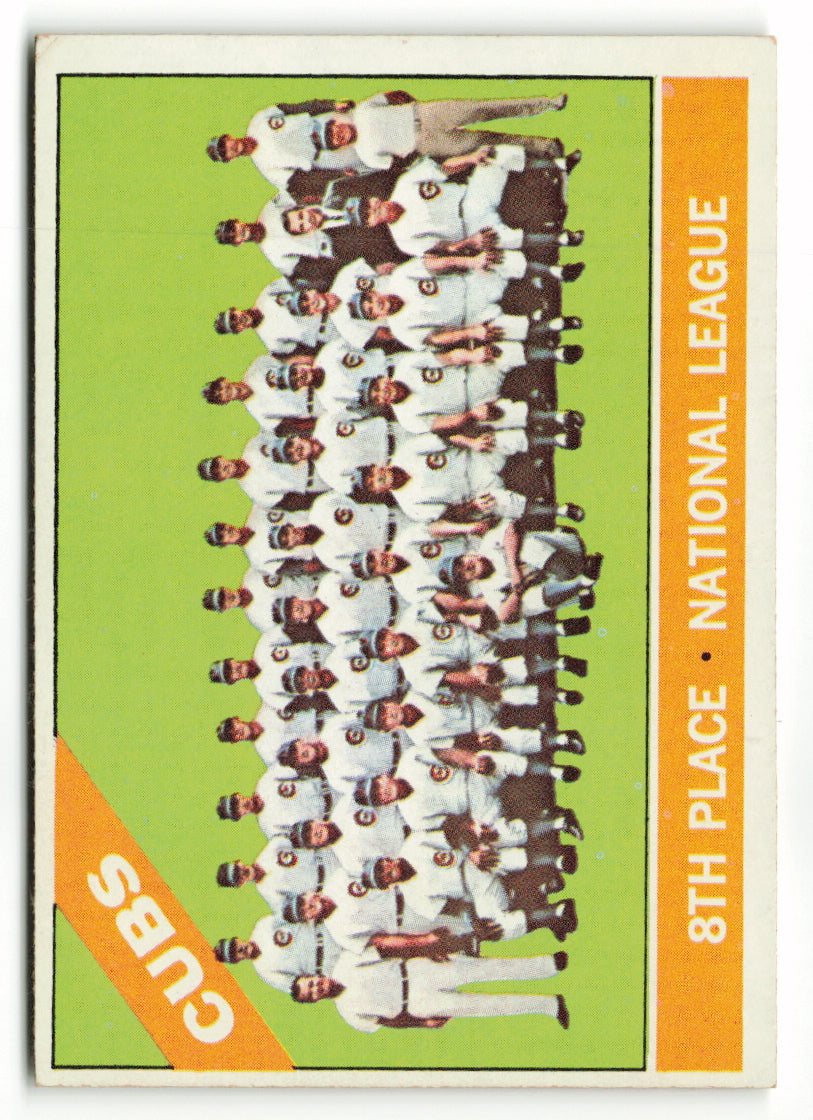 1966 Topps #204 Chicago Cubs Team Card