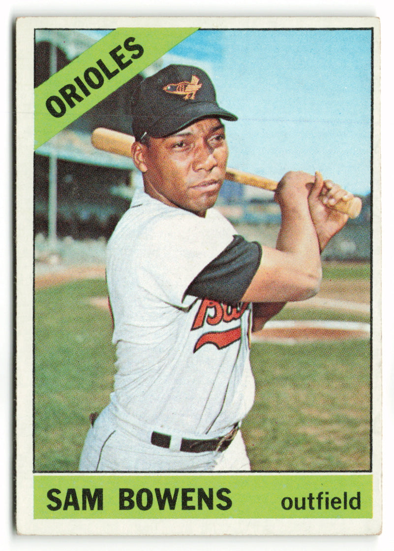 1966 Topps #412 Sam Bowens