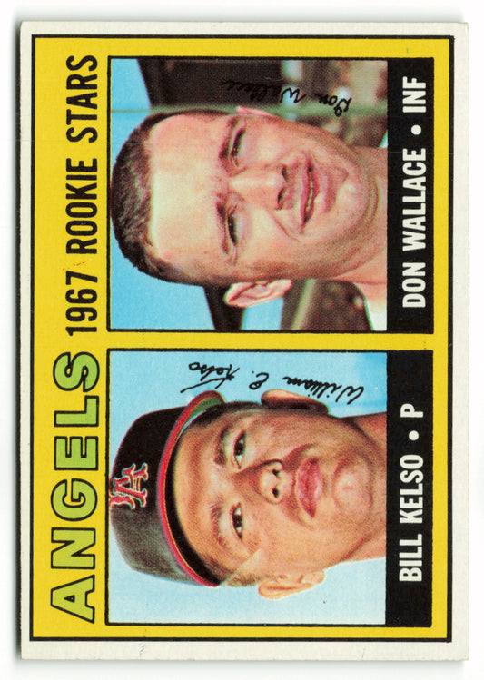 1967 Topps #367 Angels Rookie Stars Kelso/Wallace (Minor Creasing or Other Issue)