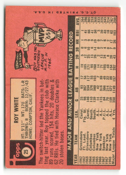 1969 Topps #025 Roy White