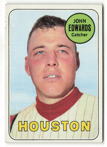 1969 Topps #186 Johnny Edwards