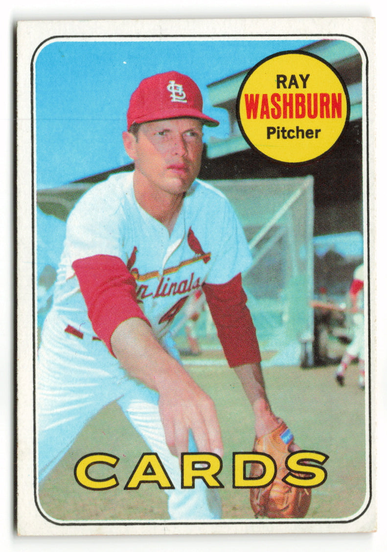 1969 Topps #415 Ray Washburn