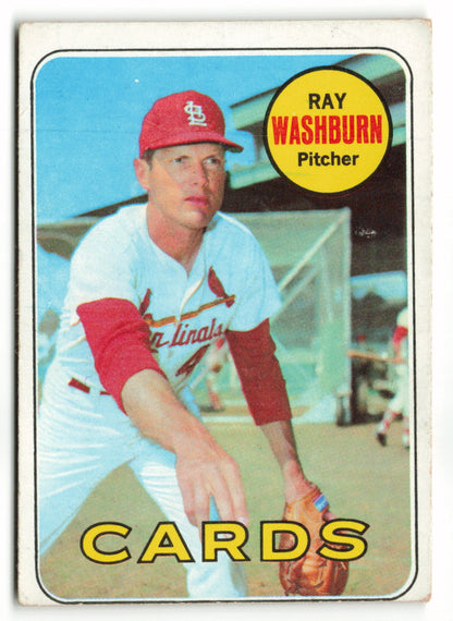 1969 Topps #415 Ray Washburn