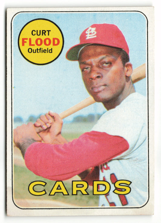 1969 Topps #540 Curt Flood