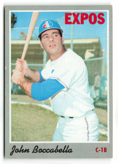 1970 Topps #019 John Boccabella