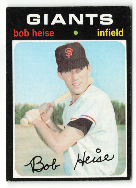 1971 Topps #691 Bobby Heise