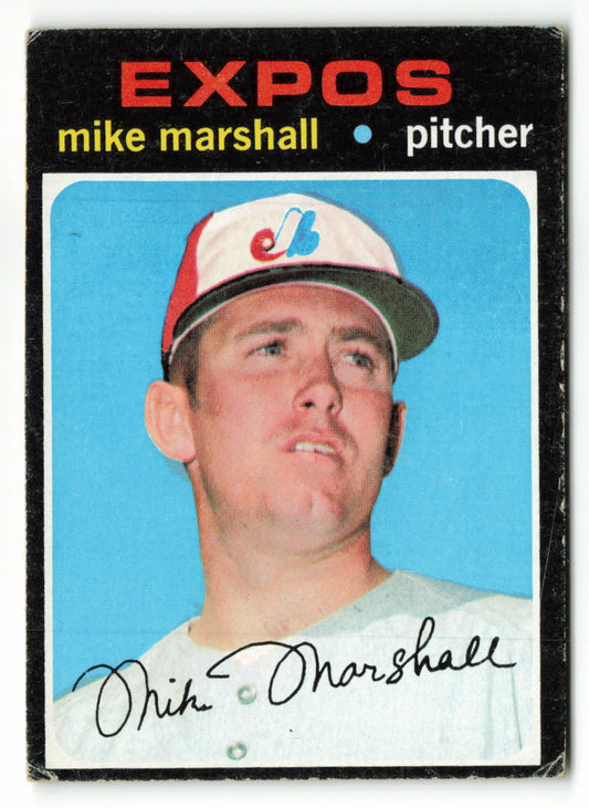 1971 Topps #713 Mike Marshall SP