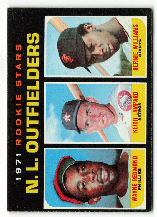 1971 Topps #728 NL Rookie Outfielders