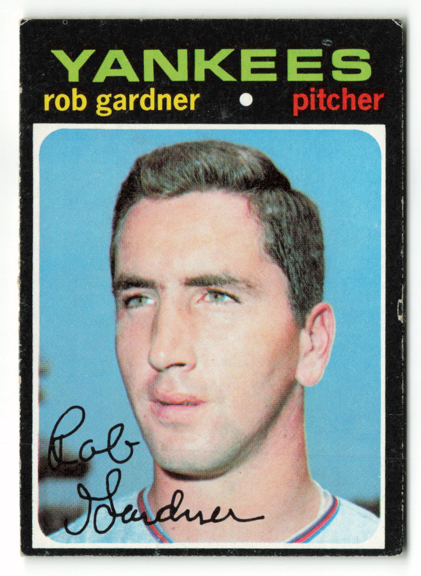 1971 Topps #734 Rob Gardner SP