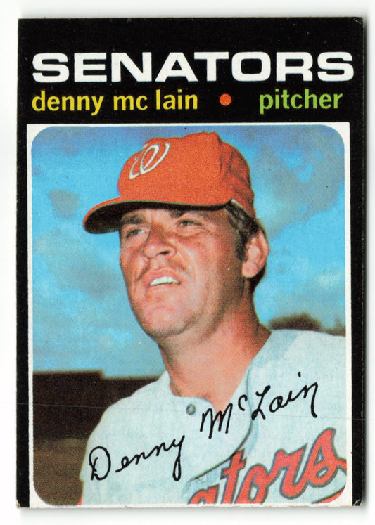 1971 Topps #750 Denny McLain SP