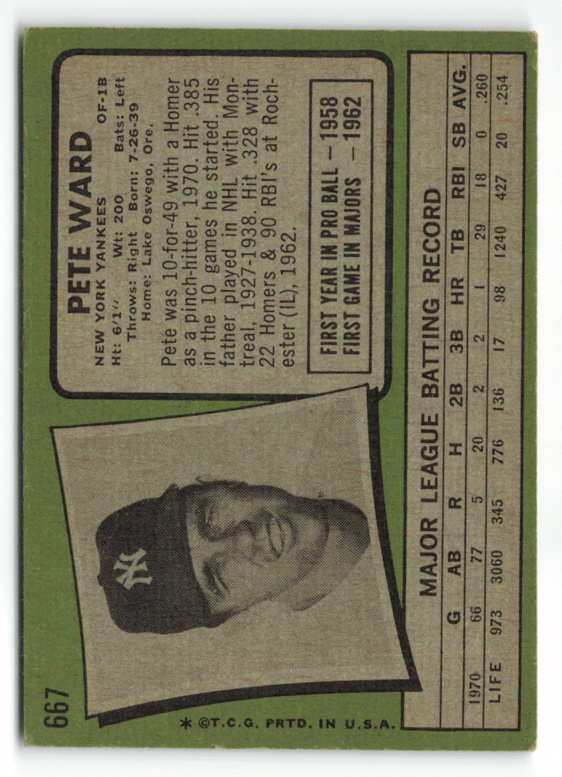 1971 Topps #669 Ike Brown SP