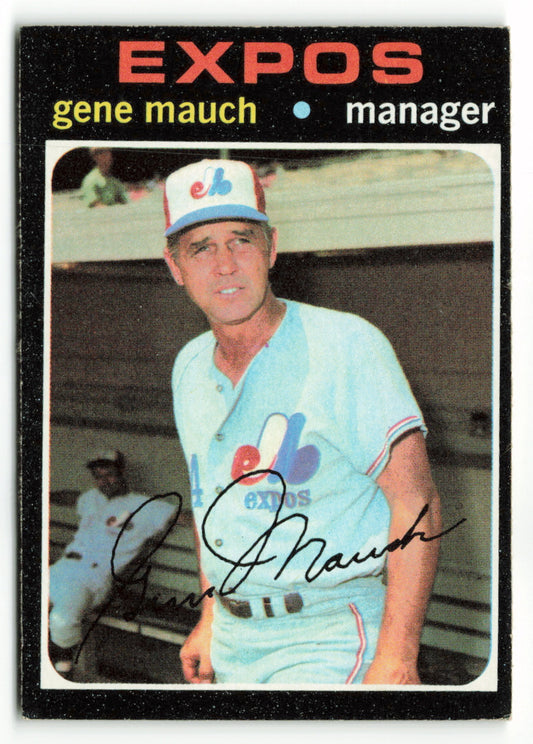 1971 Topps #059 Gene Mauch MG