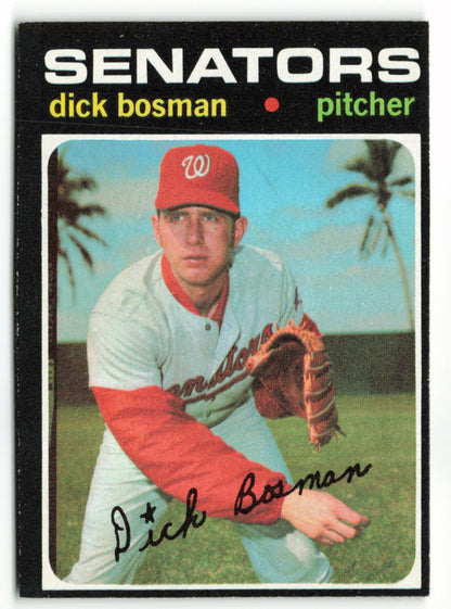 1971 Topps #060 Dick Bosman