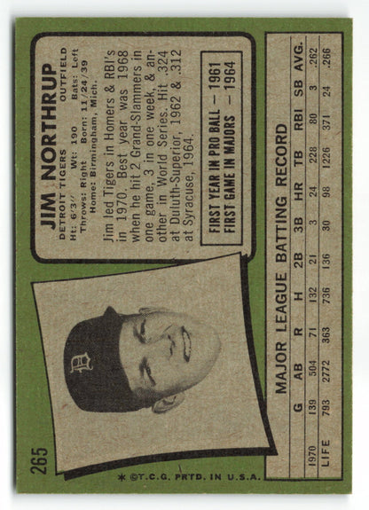 1971 Topps #265 Jim Northrup