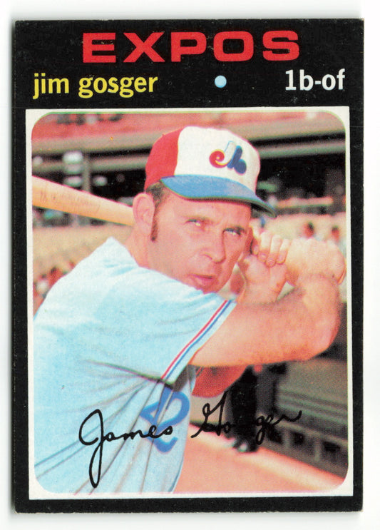 1971 Topps #284 Jim Gosger