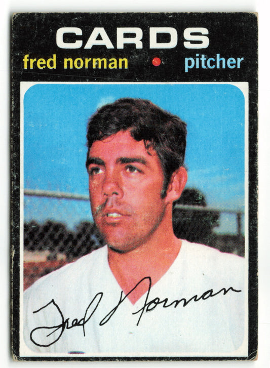 1971 Topps #348 Fred Norman