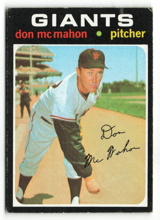 1971 Topps #354 Don McMahon