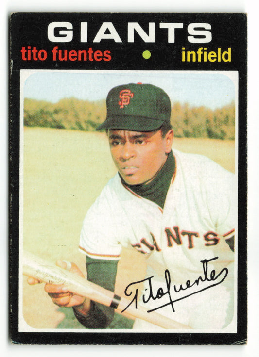 1971 Topps #378 Tito Fuentes