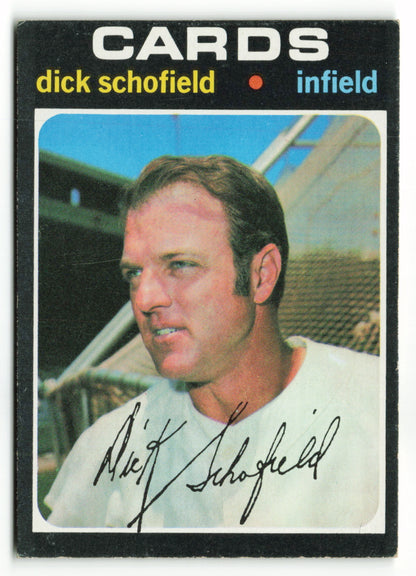 1971 Topps #396 Dick Schoefield