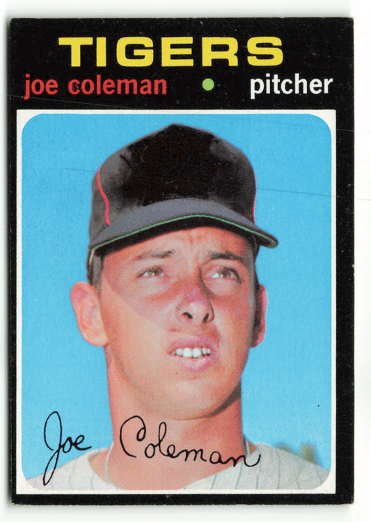 1971 Topps #403 Joe Coleman