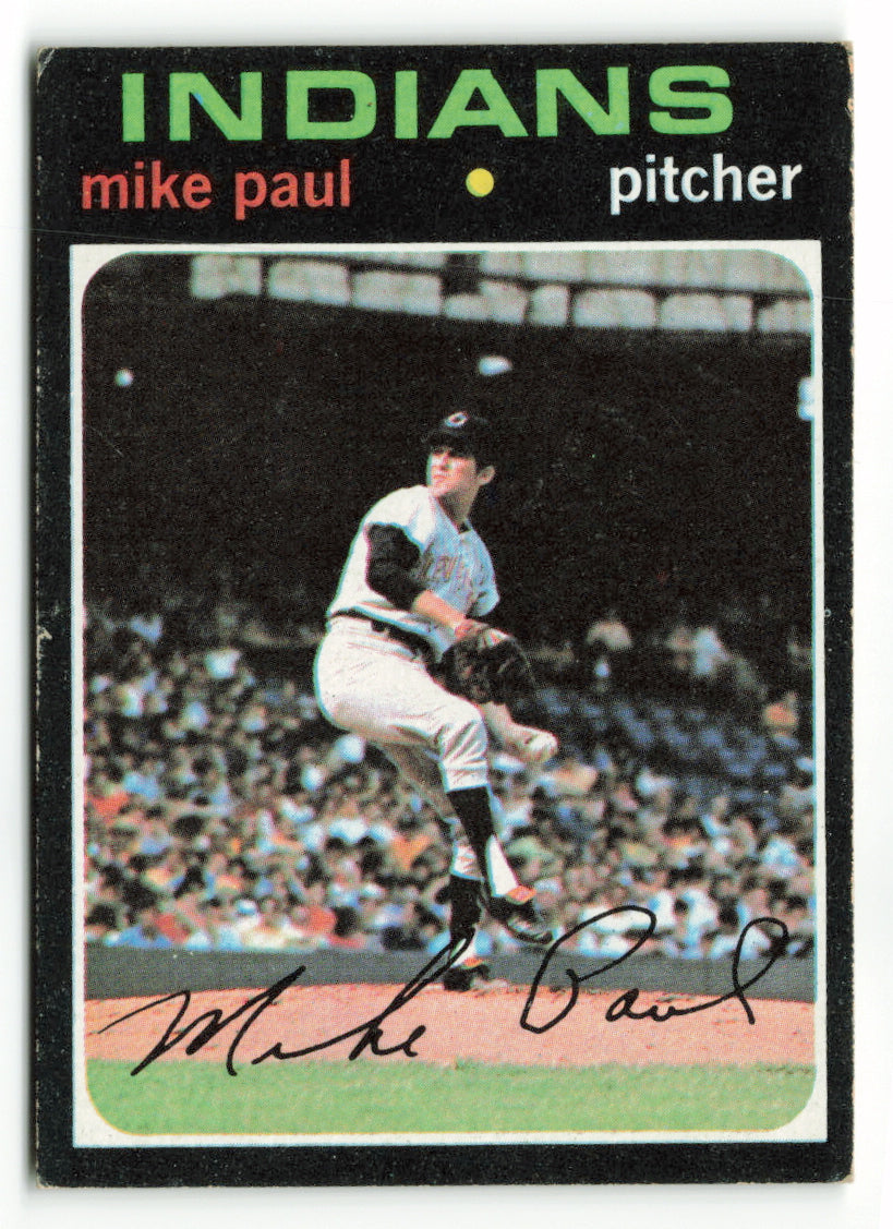 1971 Topps #454 Mike Paul