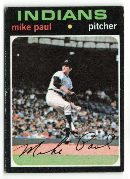 1971 Topps #454 Mike Paul