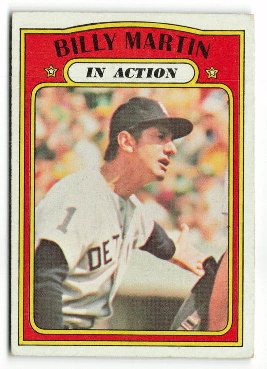 1972 Topps #034 Billy Martin IA