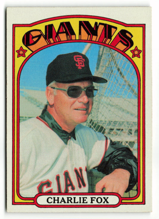 1972 Topps #129 Charlie Fox MGR