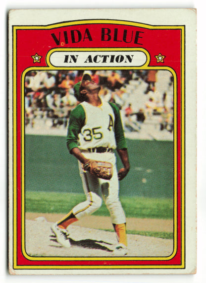 1972 Topps #170 Vida Blue IA