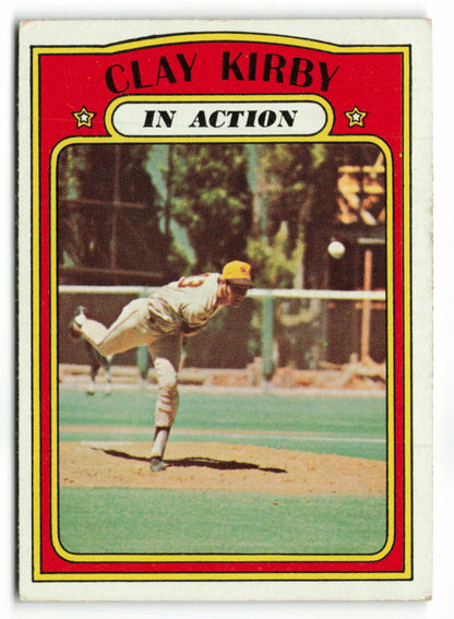 1972 Topps #174 Clay Kirby IA