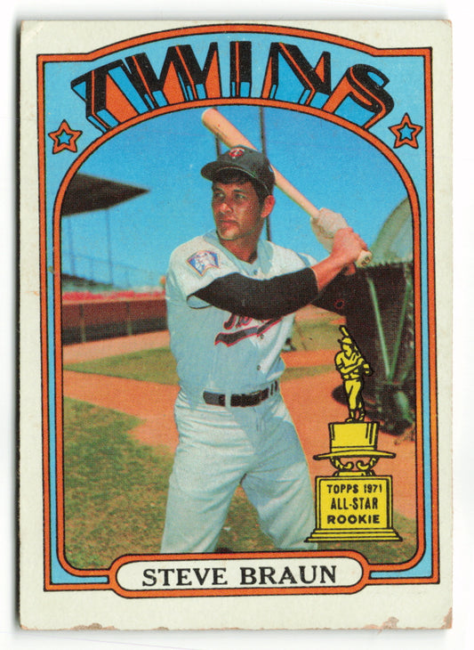 1972 Topps #244 Steve Braun RC