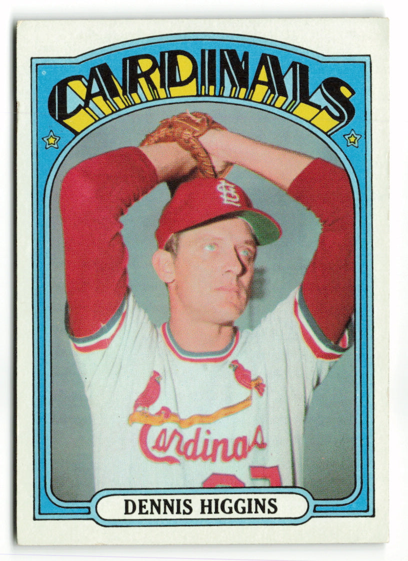 1972 Topps #278 Dennis Higgins