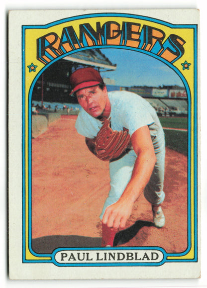 1972 Topps #396 Paul Lindblad