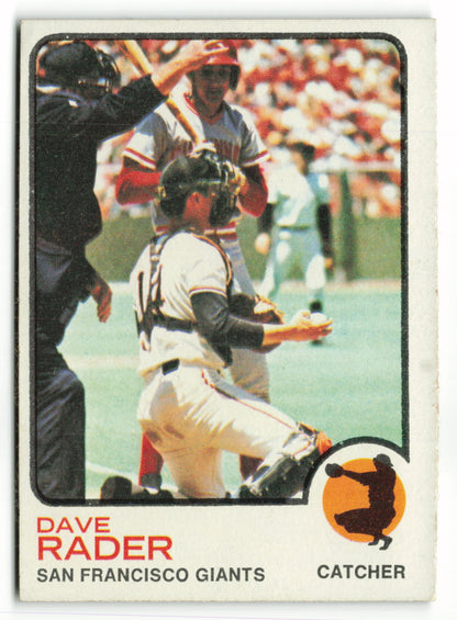 1973 Topps #121 Dave Rader