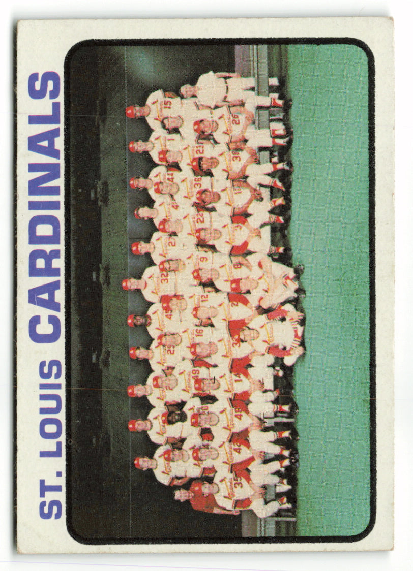 1973 Topps #219 St. Louis Cardinals Team Card