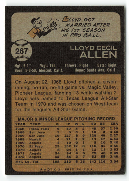 1973 Topps #267 Lloyd Allen