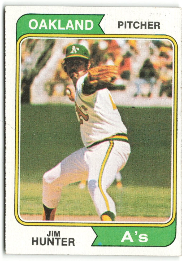 1974 Topps #007 Jim Hunter