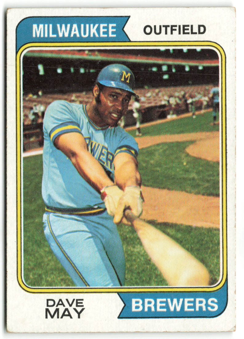 1974 Topps #012 Dave May