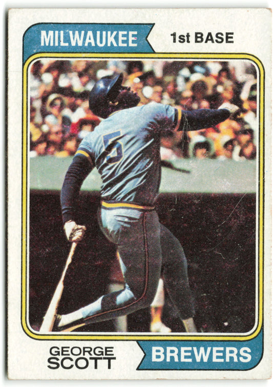 1974 Topps #027 George Scott