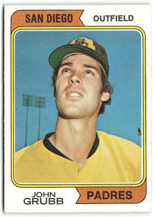 1974 Topps #032a John Grubb RC