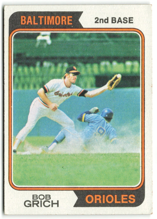 1974 Topps #109 Bob Grich