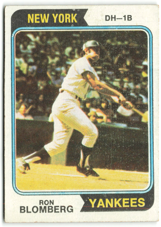 1974 Topps #117 Ron Blomberg