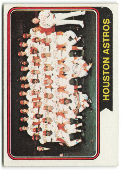 1974 Topps #154 Houston Astros Team Card