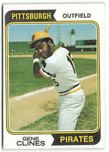 1974 Topps #172 Gene Clines