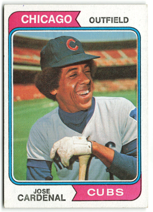 1974 Topps #185 Jose Cardenal