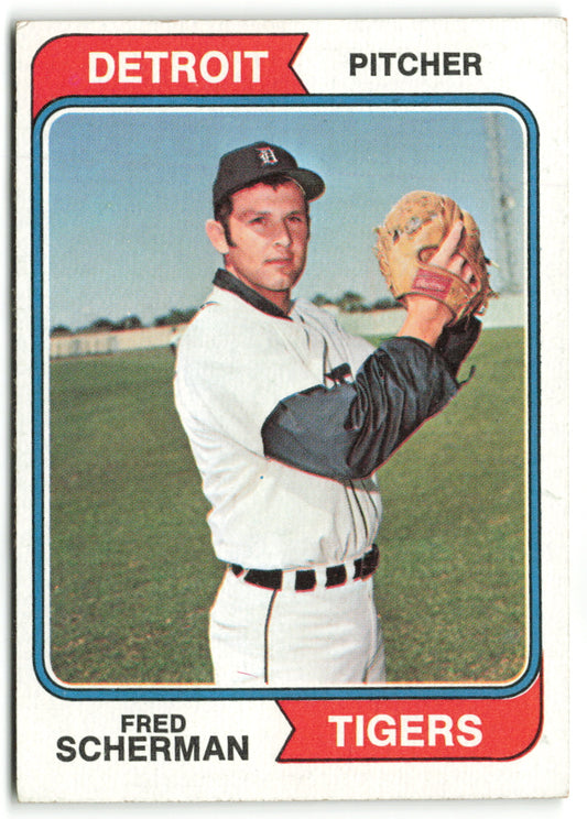 1974 Topps #186 Fred Scherman