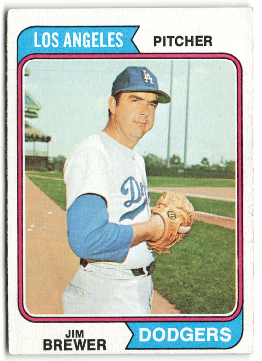 1974 Topps #189 Jim Brewer